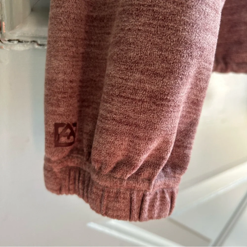 Avalanche Outdoor Supply Company 1/4 Zip Pullover Sweatshirt Heathered Maroon M